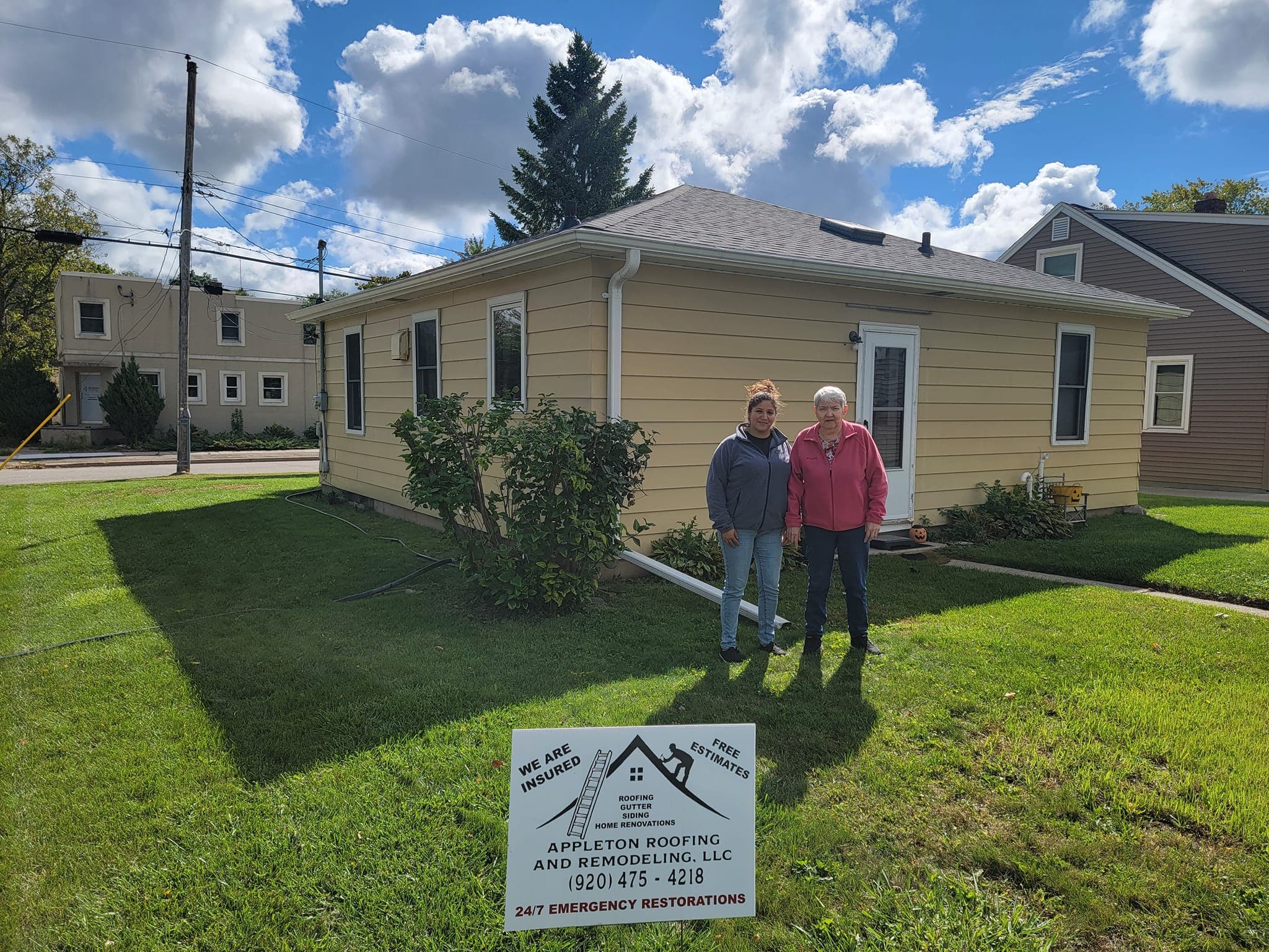 Roof replacement – finished result